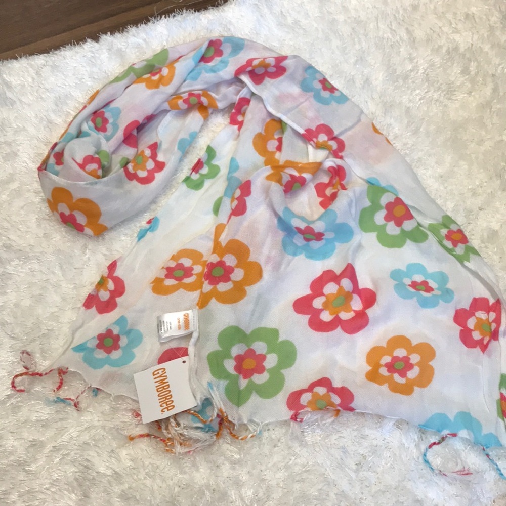 11. Gymboree Soft Floral Summer Scarf